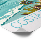 Costa Blanca Espagne Affiche de voyage, Espagne Co (Coin)