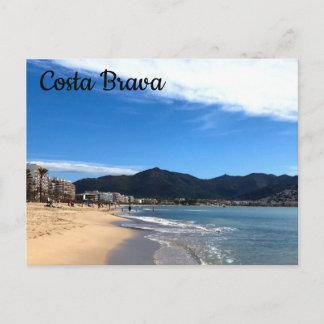 Costa Brava, Spanje - Perzikfoto Briefkaart