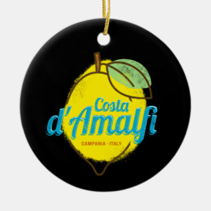 Costa d'Amalfi Lemon Italië kust van Amalfi Keramisch Ornament