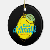 Costa d'Amalfi Lemon Italië  kust van Amalfi Keramisch Ornament (Links)