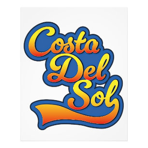Costa Del Sol logo Foto Afdruk