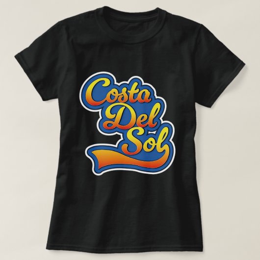 Costa Del Sol logo T-shirt (Design voorkant)