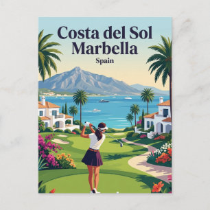 Costa del Sol Marbella Spanje Briefkaart