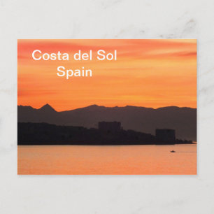 Costa del Sol, Spanje Briefkaart