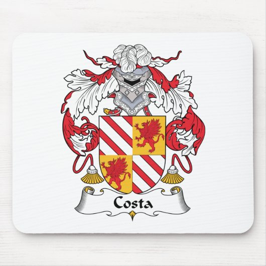 Costa Family Crest Muismat (Voorkant)