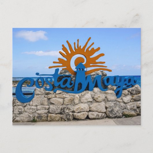 Costa Maya Mexico Briefkaart (Voorkant)