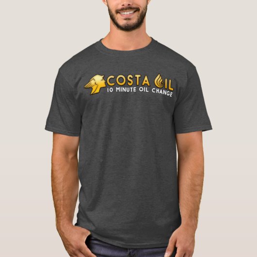 Costa Oil Horizontal Dark T-shirt (Voorkant)