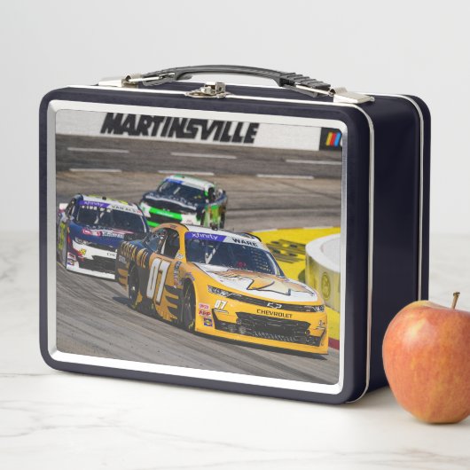 Costa Oil Racing Carson Ware Black Metal Lunchbox (En situation)