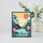COSTA RICA #1 BRIEFKAART (Staand voorkant)