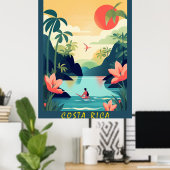 COSTA RICA #1 POSTER (Thuiskantoor)