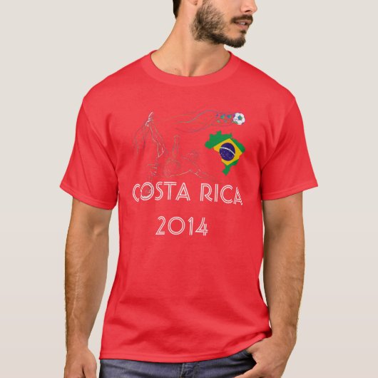 COSTA RICA 2014 T-SHIRT (Voorkant)
