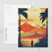 COSTA RICA #2 BRIEFKAART (Voorkant / Achterkant)