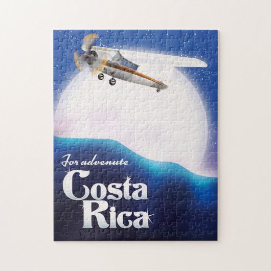 Costa rica Adventure Moonreisposter Legpuzzel (Verticaal)