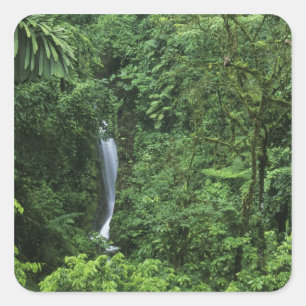 Costa Rica, Arenal vulkaan gebied, Hangende Brugge Vierkante Sticker
