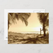 Costa Rica Beach Briefkaart (Voorkant / Achterkant)