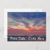 Costa Rica Beach Briefkaart (Voorkant / Achterkant)