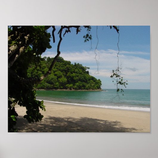Costa Rica Beach Paradise Poster (Voorkant)