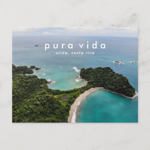 Costa Rica Beach Photo Vacation Briefkaart