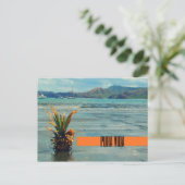 Costa Rica Beach Pura Vida Briefkaart (Staand voorkant)