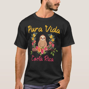 Costa Rica Beach Pura Vida Souvenir T-shirt
