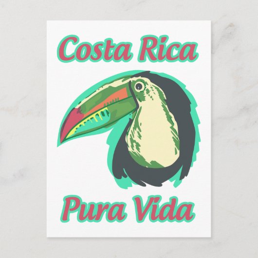 Costa Rica Briefkaart (Voorkant)