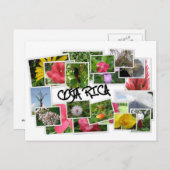 COSTA RICA BRIEFKAART (Voorkant / Achterkant)