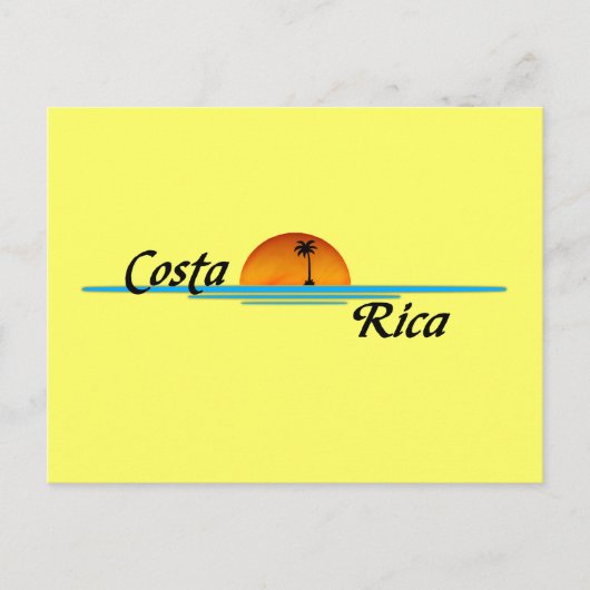 Costa Rica Briefkaart (Voorkant)