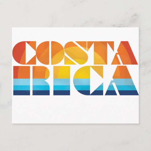 Costa Rica Briefkaart (Voorkant)