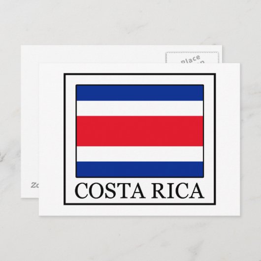 Costa Rica Briefkaart (Voorkant / Achterkant)