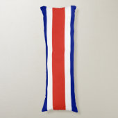 Costa Rica burger vlag Lichaamskussen (Voorkant Verticaal)