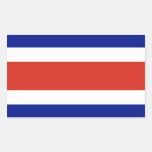 Costa Rica burger vlag Rechthoekige Sticker
