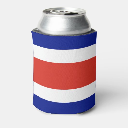 Costa Rica Burgervlag Blikjeskoeler (Blikje Achterkant)