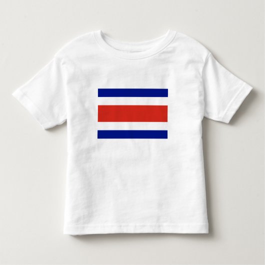 Costa Rica Burgervlag Kinder Shirts (Voorkant)