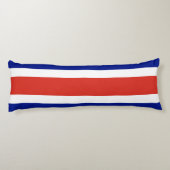 Costa Rica Burgervlag Lichaamskussen (Achterkant)