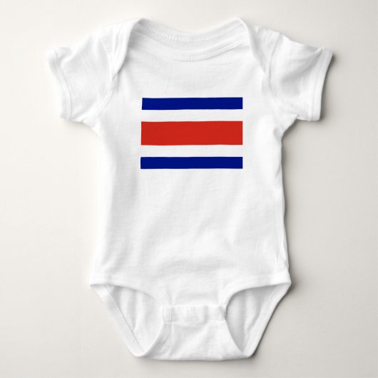 Costa Rica Burgervlag Romper (Voorkant)