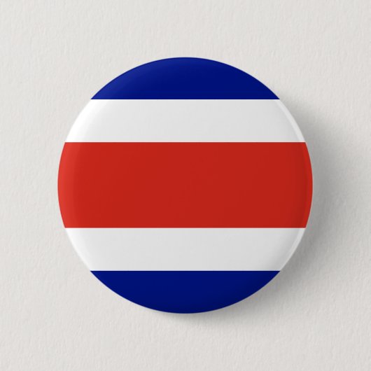 Costa Rica Burgervlag Ronde Button 5,7 Cm (Voorkant)