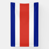 Costa Rica Burgervlag Spandoek (Verticaal)