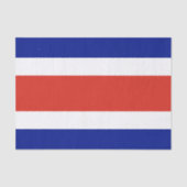 Costa Rica Burgervlag Tissuepapier (Voorkant)