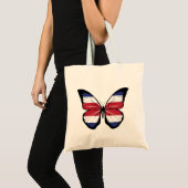 Costa Rica Butterfly vlag Tote Bag (Voorkant (product))