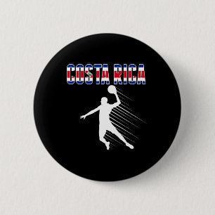 Costa Rica Bysketbyll Lovers Jersey door Costa Ric Ronde Button 5,7 Cm