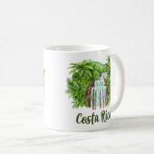 Costa Rica Cascade de café Mug (Devant droit)