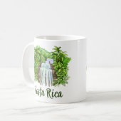 Costa Rica Cascade de café Mug (Devant gauche)