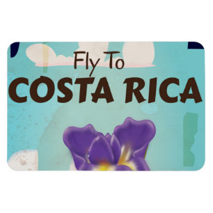 Costa Rica Classic vintage-poster Magneet