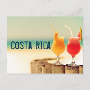 Costa Rica cocktails Briefkaart