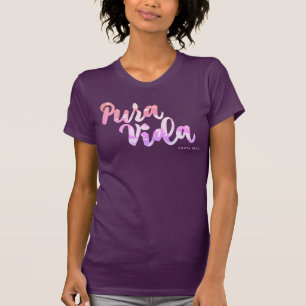 Costa Rica Colorful Pura Vida Women's T-shirt
