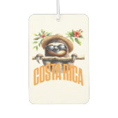 Costa Rica cool sloth Classic T-Shirt Luchtverfrisser (Voorkant)