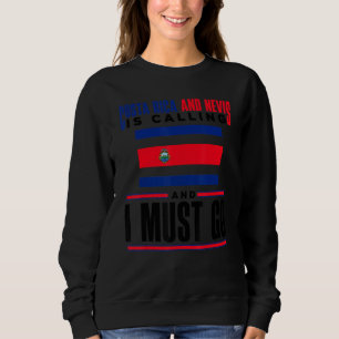 Costa Rica Costa Ricaan Costa Rica Roept En Ik Trui