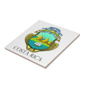 COSTA RICA - embleem/vlag/wapen/symbool Tegeltje (Zijkant)