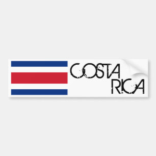 Costa Rica Flag Bumpersticker