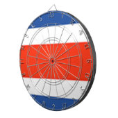 Costa Rica Flag Dartbord (Voorkant Rechts)